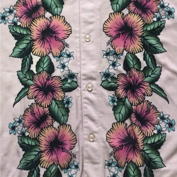 Urban Threads Floral Print Revere Collar Shirt - Picture 2 of 9